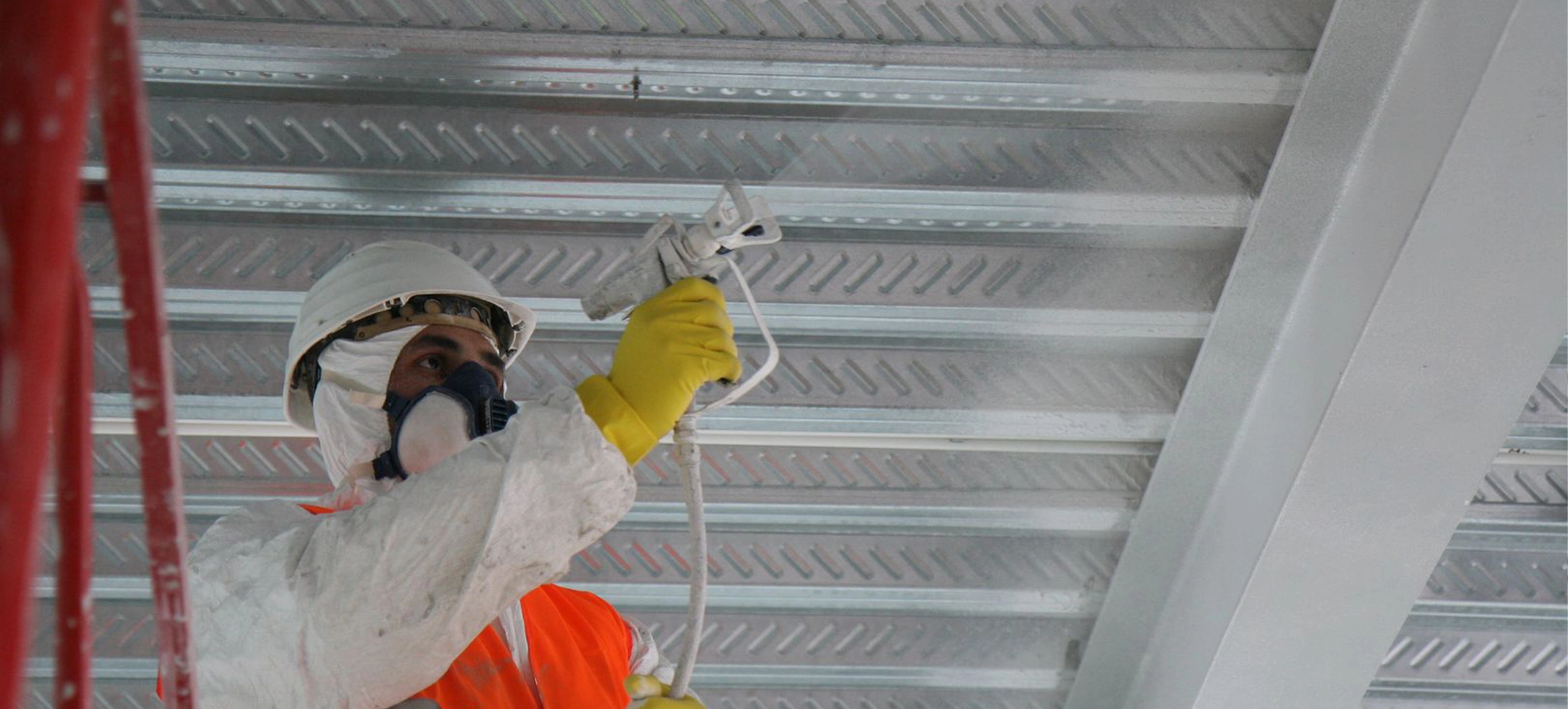 Покрытие огнезащитной краской